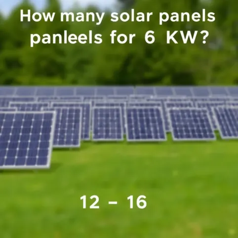 Ile paneli na 6 kW
