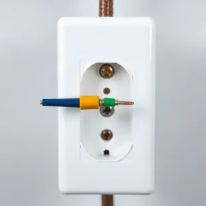 instalacja 2żyłowa a gniazdko z bolcem