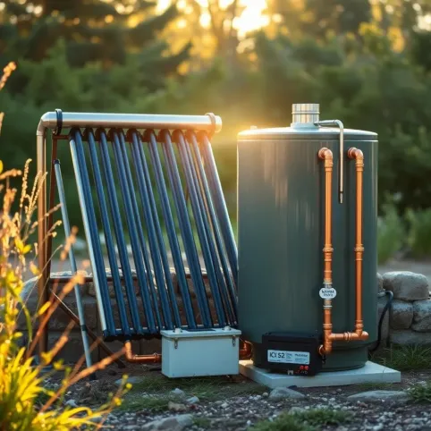 instalacja offgrid do grzania wody