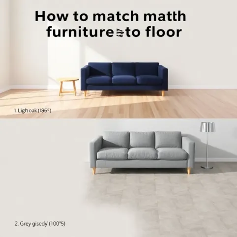 Jak dobrać kolor mebli do podłogi