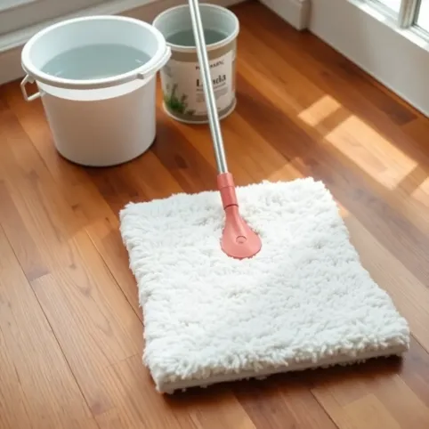 jak myć drewnianą podłogę