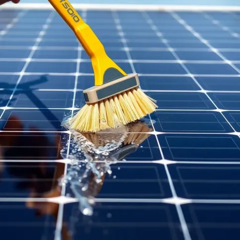 Jak myć panele fotowoltaiczne