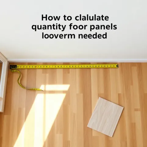 Jak obliczyć ilość paneli podłogowych