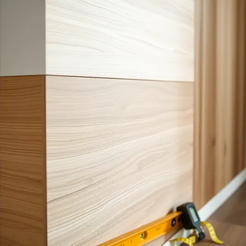 Jak położyć panele podłogowe na ścianie