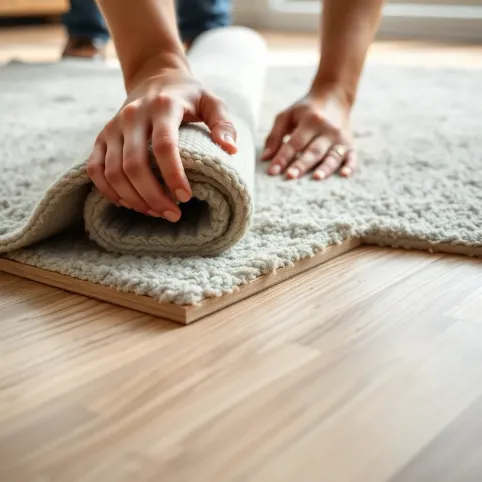 Jak położyć wykładzinę dywanową na panele