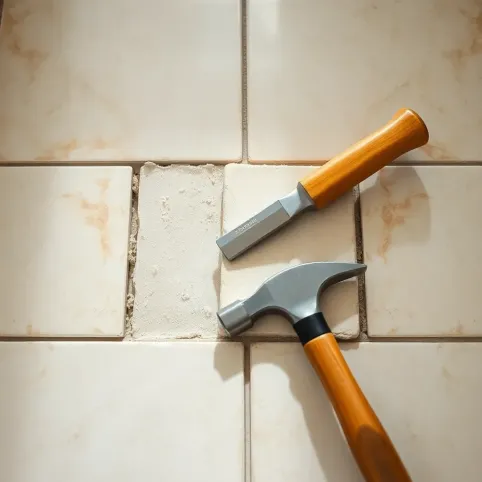 Jak skuć kafelki z podłogi