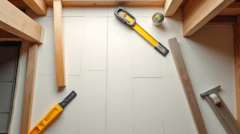 jak szybko wyrównać podłogę pod panele