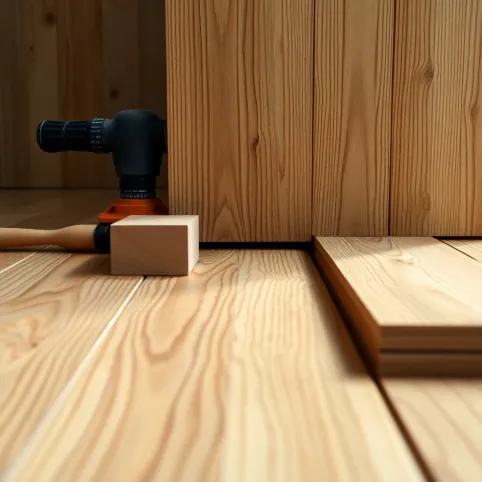 jak układać panele podłogowe v fugą