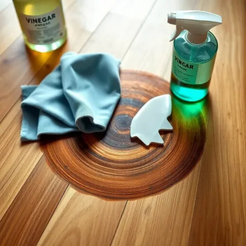 Jak usunąć plamy z podłogi drewnianej