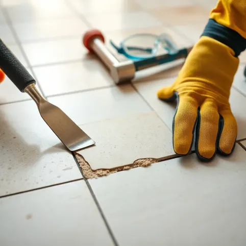 Jak usunąć płytki z podłogi