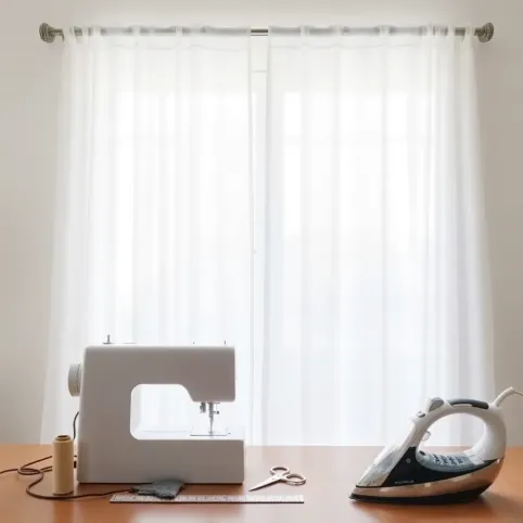 Jak uszyć panel z firanki