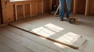 Jak wyrównać starą drewnianą podłogę