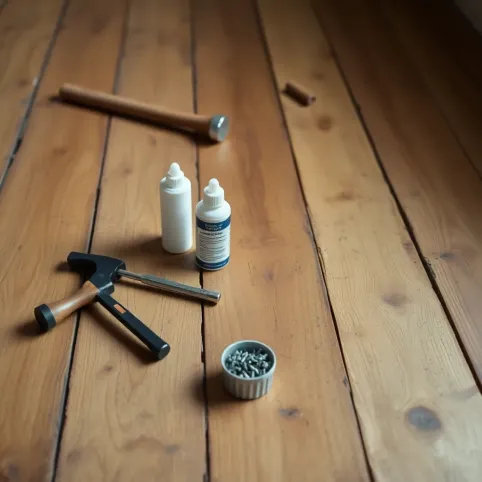 jak zlikwidować skrzypienie podłogi