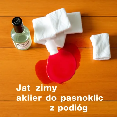 Jak zmyć lakier do paznokci z podłogi
