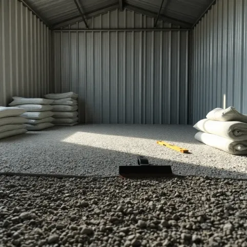 Jak zrobić podłogę w garażu blaszanym