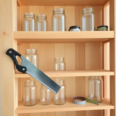 Jak zrobić regał na słoiki