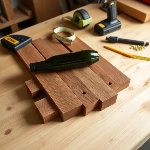 Jak zrobić regał na wino