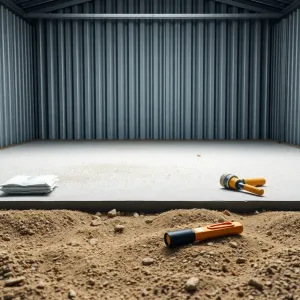 Jak zrobić wylewkę w garażu blaszanym