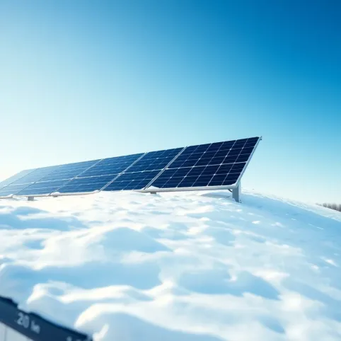 Jaki kąt nachylenia paneli fotowoltaicznych zimą