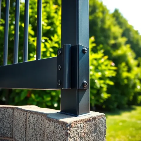 Jakie słupki do furtki panelowej