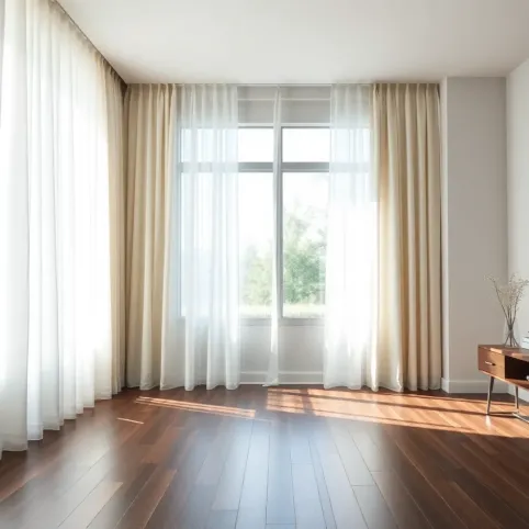 Jakie zasłony do ciemnej podłogi