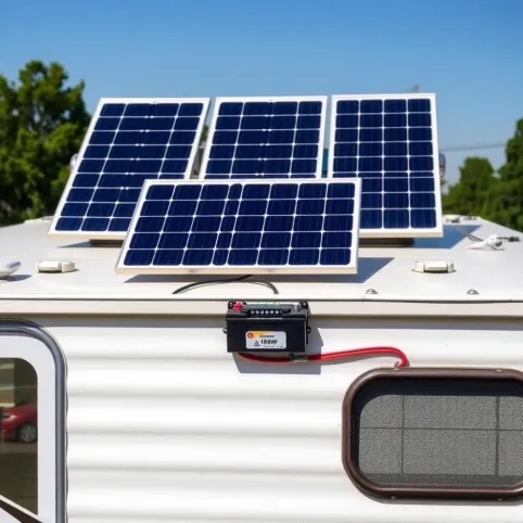 Jakiej mocy panel do przyczepy kempingowej