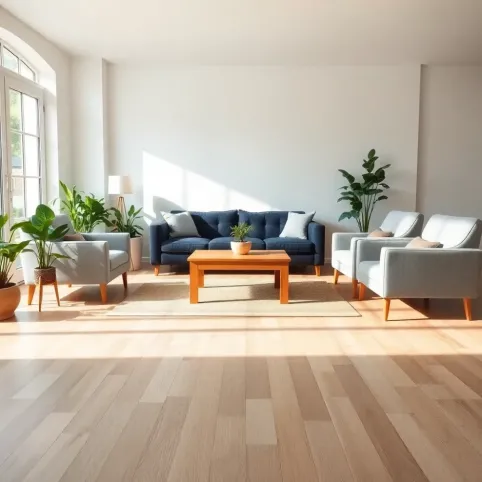 jasna podłoga jakie meble