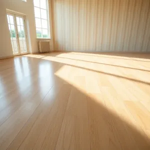 Jasne panele podłogowe z połyskiem