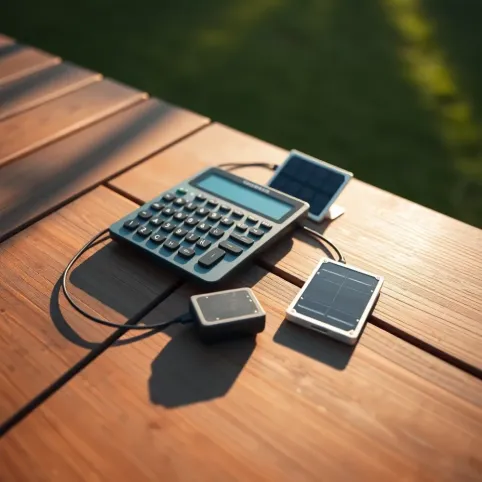 Kalkulator ładowania akumulatora z paneli