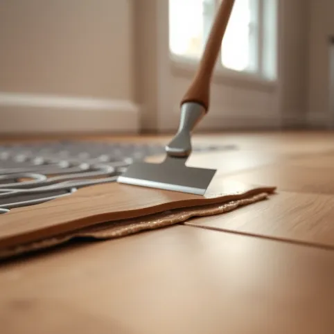 Klej do podłogi drewnianej na ogrzewanie podłogowe