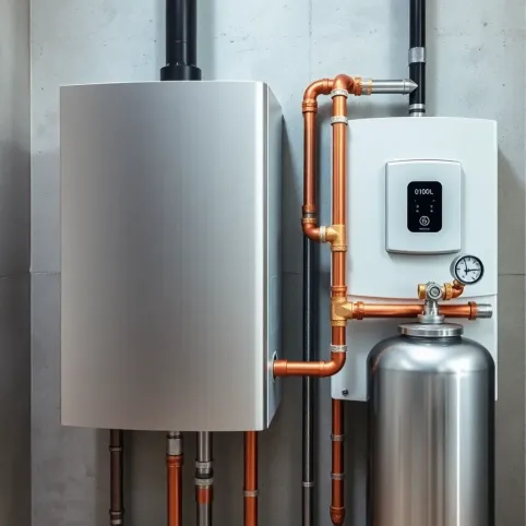 Kocioł gazowy i elektryczny w jednej instalacji