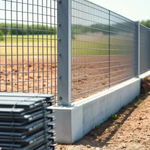 Koszt montażu ogrodzenia panelowego z podmurówką