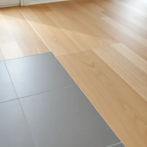 łączenie podłogi drewnianej z płytkami