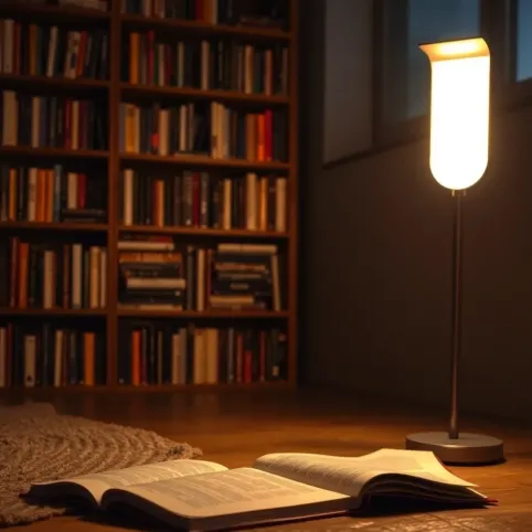 Lampa podłogowa LED do czytania