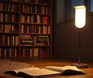 Lampa podłogowa LED do czytania
