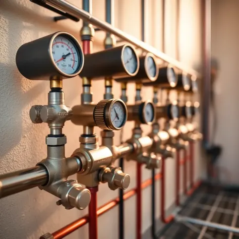 Listwa ogrzewania podłogowego regulacja