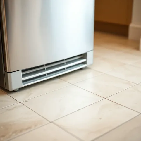 Lodówka na ogrzewaniu podłogowym