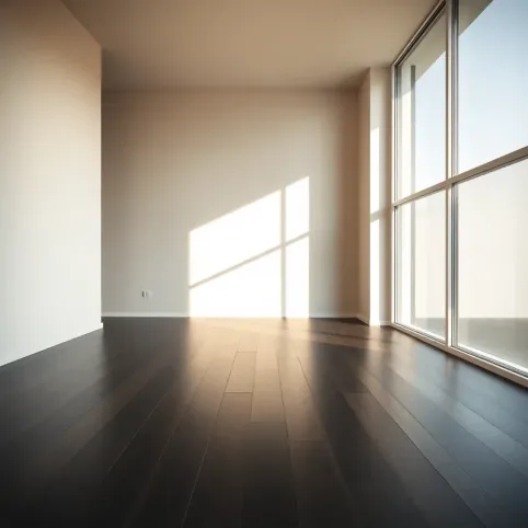 Mieszkanie z ciemna podłoga