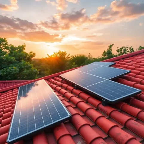 Montaż paneli fotowoltaicznych na dachówce