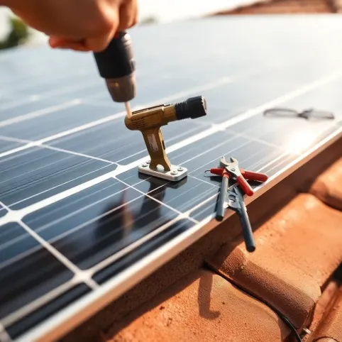 Montaż paneli fotowoltaicznych samemu