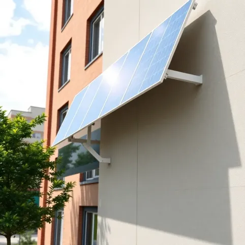 Montaż paneli na ścianie pionowej