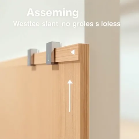 Montaż paneli ściennych na klamry