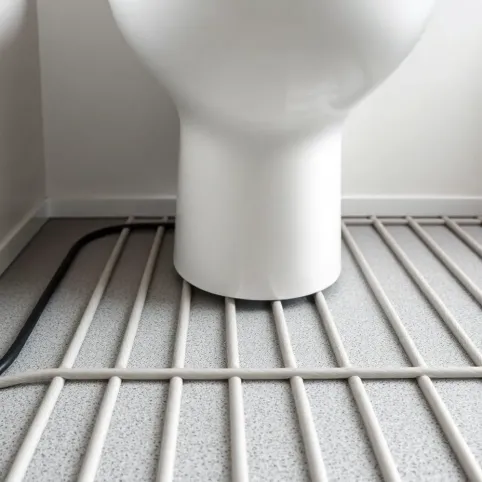 Montaż WC na ogrzewaniu podłogowym