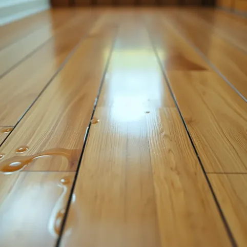 Mycie drewnianej podłogi