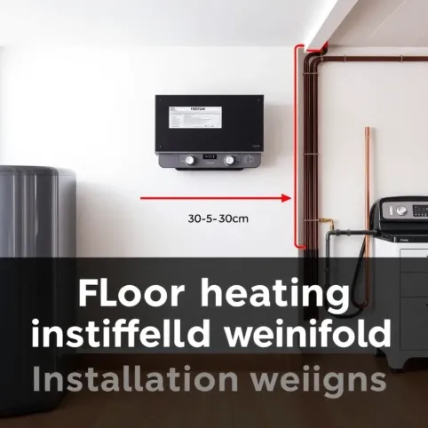 Na jakiej wysokości rozdzielacz do podłogówki