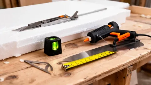 Narzędzia do ocieplenia styropianem