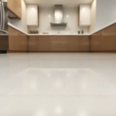 Niebrudząca podłoga w kuchni