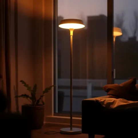 Nowoczesna lampa podłogowa