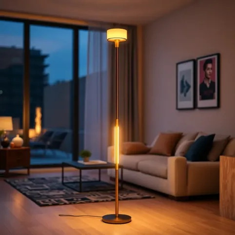 Nowoczesna lampa podłogowa LED