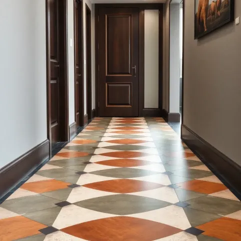 Nowoczesna podłoga w przedpokoju